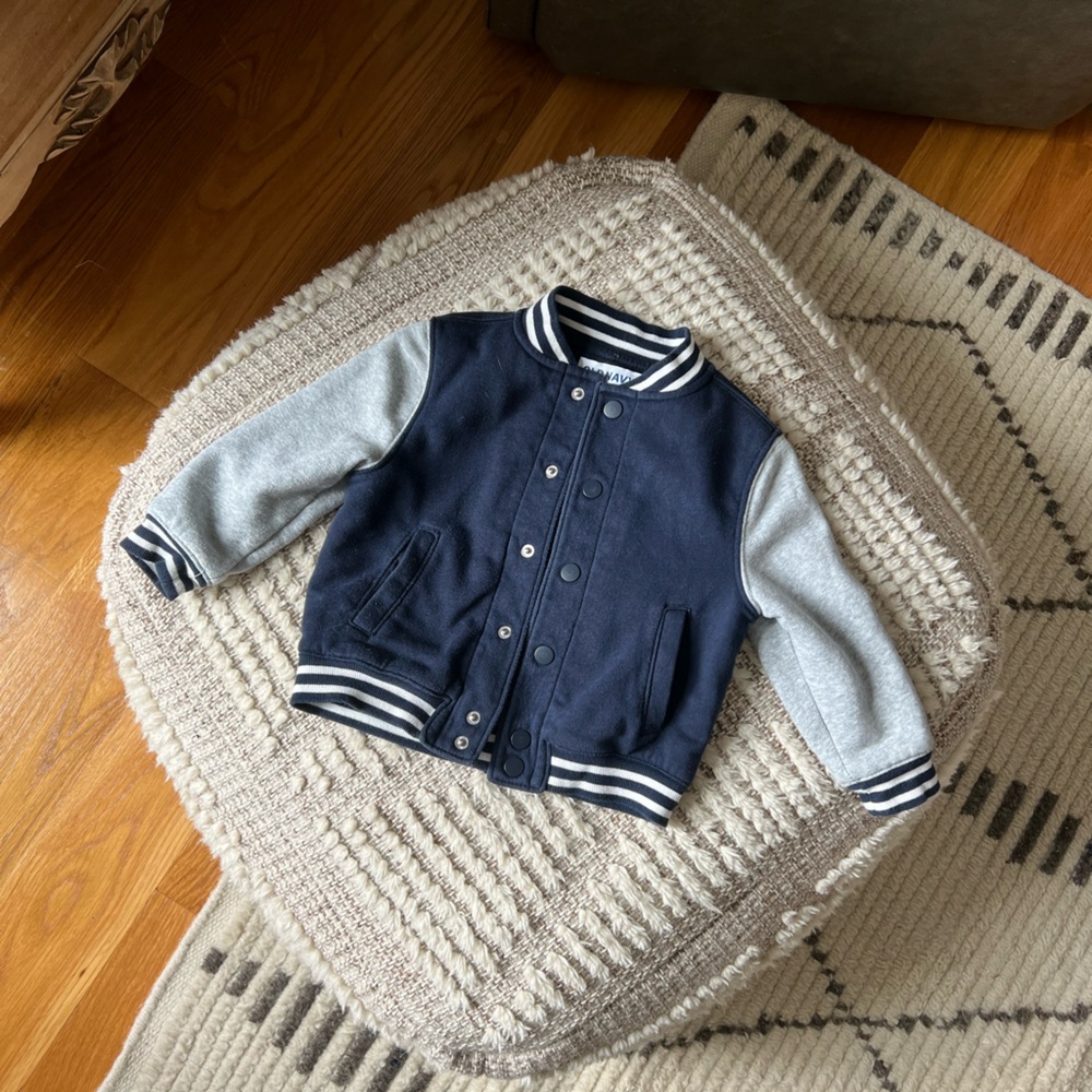 Old Navy Toddler Knit Varsity Jacket